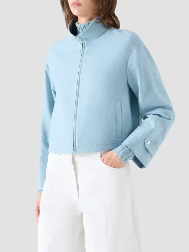 Akris punto Women's Wool-Blend Blouson Jacket | Thumbnail 6 Akris punto Women's Wool-Blend Blouson Jacket | Thumbnail 6