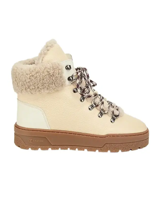 Women's Lace-Up Shearling Ankle Boots Women's Lace-Up Shearling Ankle Boots