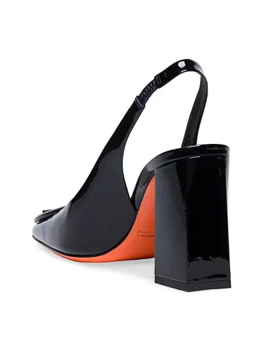 Santoni Women's Peaches 85MM Patent Leather Slingback Pumps | Thumbnail 3 Santoni Women's Peaches 85MM Patent Leather Slingback Pumps | Thumbnail 3