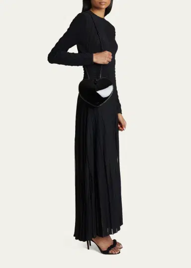 Alaïa Le Coeur Crossbody Bag in Patent Leather | Thumbnail 5 Alaïa Le Coeur Crossbody Bag in Patent Leather | Thumbnail 5