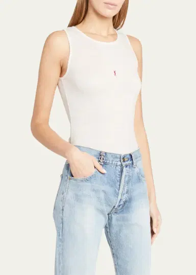 Saint Laurent Undershirt Tank Top | Thumbnail 4 Saint Laurent Undershirt Tank Top | Thumbnail 4
