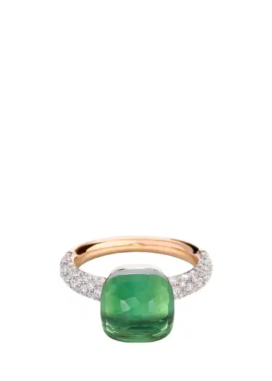 Pomellato Nudo Classic Ring with Prasiolite and Green Agate | Thumbnail 3 Pomellato Nudo Classic Ring with Prasiolite and Green Agate | Thumbnail 3