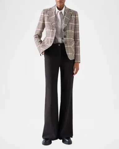 Akris punto Tweed Check Wool-Blend Blazer | Thumbnail 2 Akris punto Tweed Check Wool-Blend Blazer | Thumbnail 2