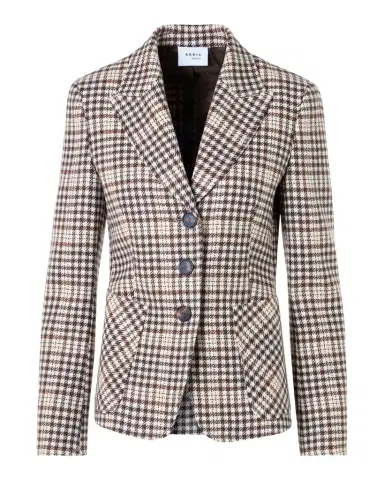 Akris punto Tweed Check Wool-Blend Blazer | Thumbnail 1 Akris punto Tweed Check Wool-Blend Blazer | Thumbnail 1
