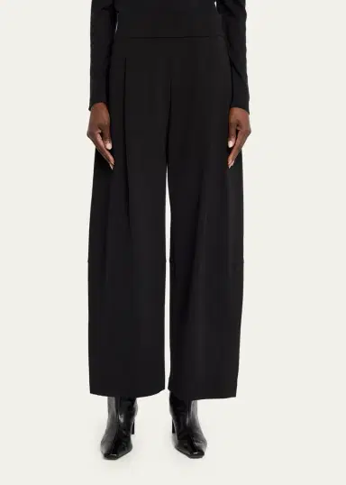 Lafayette 148 New York Walker Cropped Barrel-Leg Pants | Thumbnail 4 Lafayette 148 New York Walker Cropped Barrel-Leg Pants | Thumbnail 4