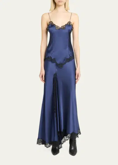 Isabel Marant Amael Lace-Trim Silk Cami Top | Thumbnail 2 Isabel Marant Amael Lace-Trim Silk Cami Top | Thumbnail 2