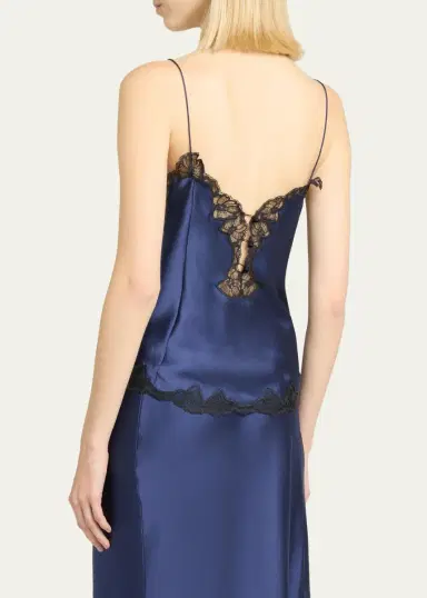 Isabel Marant Amael Lace-Trim Silk Cami Top | Thumbnail 3 Isabel Marant Amael Lace-Trim Silk Cami Top | Thumbnail 3