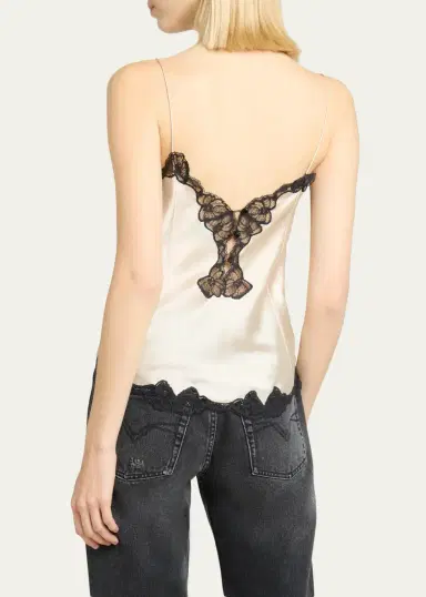 Isabel Marant Amael Lace-Trim Silk Cami Top | Thumbnail 8 Isabel Marant Amael Lace-Trim Silk Cami Top | Thumbnail 8