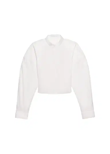 Helmut Lang Cotton Poplin Saddle Shirt | Thumbnail 1 Helmut Lang Cotton Poplin Saddle Shirt | Thumbnail 1