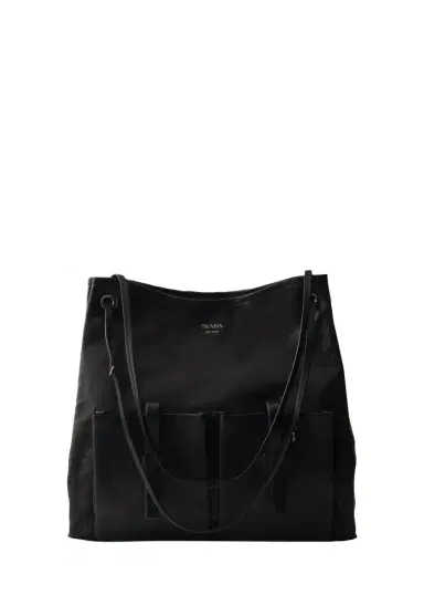 Prada Route Leather Shoulder Bag | Thumbnail 1 Prada Route Leather Shoulder Bag | Thumbnail 1