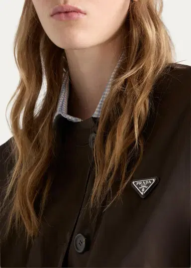 Prada Logo Drawstring Hem Jacket | Thumbnail 5 Prada Logo Drawstring Hem Jacket | Thumbnail 5