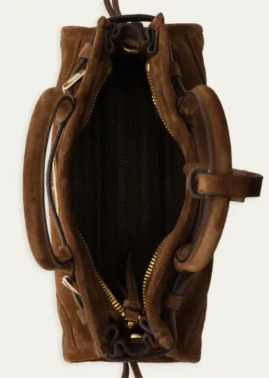 Prada Bonnie Suede Shoulder Bag | Thumbnail 2 Prada Bonnie Suede Shoulder Bag | Thumbnail 2