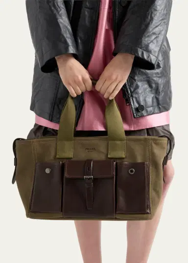 Prada Route Colorblocked Shoulder Bag | Thumbnail 2 Prada Route Colorblocked Shoulder Bag | Thumbnail 2