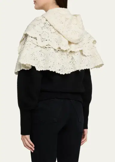 Sea Wright Knit Crochet Capelet | Thumbnail 2 Sea Wright Knit Crochet Capelet | Thumbnail 2