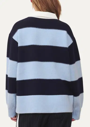 WE-AR4 The Royal Striped Polo Sweater | Thumbnail 3 WE-AR4 The Royal Striped Polo Sweater | Thumbnail 3