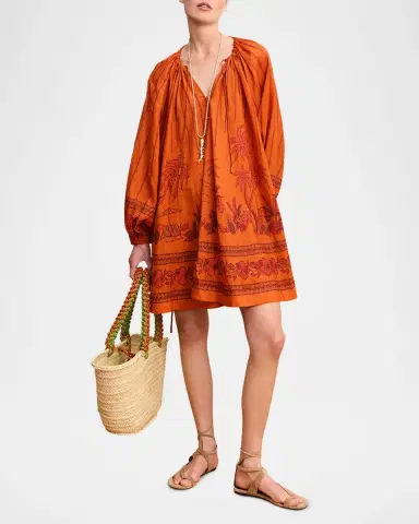 ALÉMAIS Boathouse Cotton Voile Mini Dress | Thumbnail 2 ALÉMAIS Boathouse Cotton Voile Mini Dress | Thumbnail 2
