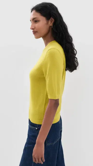 Secular Fitted Wool Crew Sweater | Thumbnail 4 Secular Fitted Wool Crew Sweater | Thumbnail 4