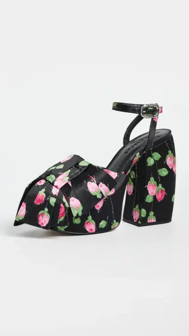 Marc Jacobs The Bow Platform Heels Black multi 41 | Thumbnail 2 Marc Jacobs The Bow Platform Heels Black multi 41 | Thumbnail 2