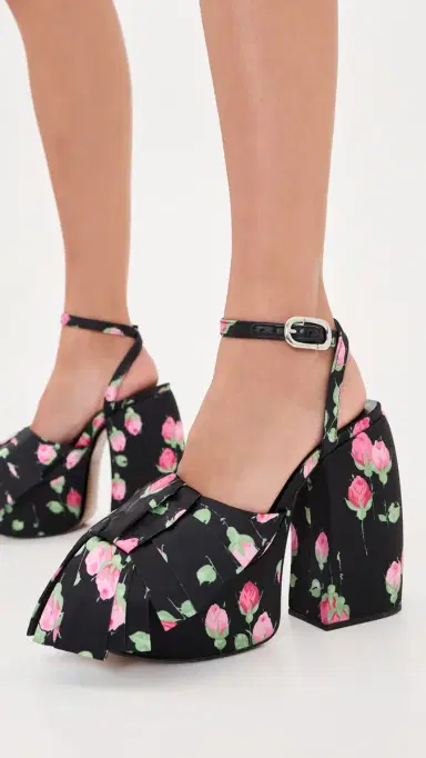 Marc Jacobs The Bow Platform Heels Black multi 41 | Thumbnail 3 Marc Jacobs The Bow Platform Heels Black multi 41 | Thumbnail 3