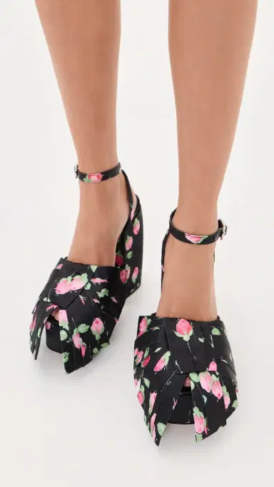 Marc Jacobs The Bow Platform Heels Black multi 41 | Thumbnail 4 Marc Jacobs The Bow Platform Heels Black multi 41 | Thumbnail 4