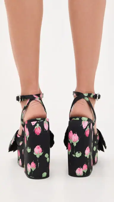 Marc Jacobs The Bow Platform Heels Black multi 41 | Thumbnail 5 Marc Jacobs The Bow Platform Heels Black multi 41 | Thumbnail 5