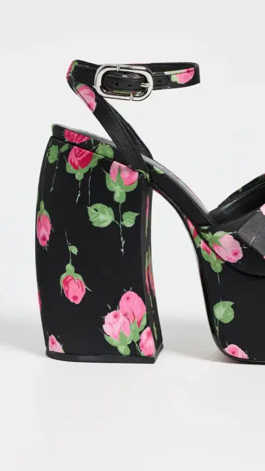Marc Jacobs The Bow Platform Heels Black multi 41 | Thumbnail 6 Marc Jacobs The Bow Platform Heels Black multi 41 | Thumbnail 6