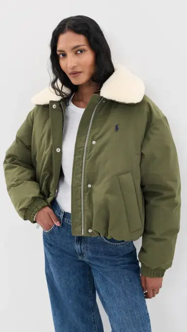 Polo Ralph Lauren Matte Poly Blend Woven Jacket | Thumbnail 2 Polo Ralph Lauren Matte Poly Blend Woven Jacket | Thumbnail 2