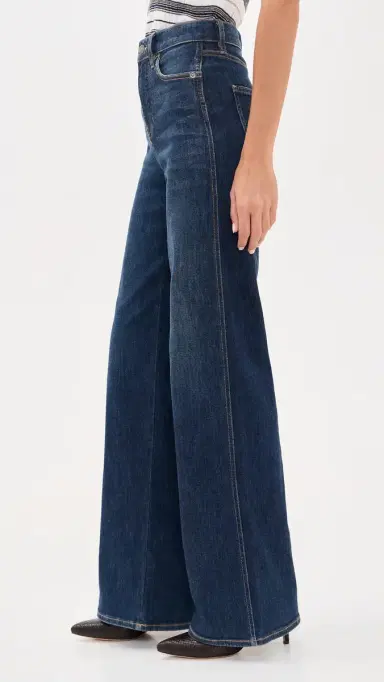 Veronica Beard Jean Taylor Wide Leg Jeans | Thumbnail 4 Veronica Beard Jean Taylor Wide Leg Jeans | Thumbnail 4