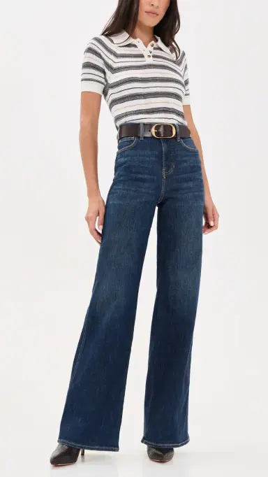 Veronica Beard Jean Taylor Wide Leg Jeans | Thumbnail 5 Veronica Beard Jean Taylor Wide Leg Jeans | Thumbnail 5
