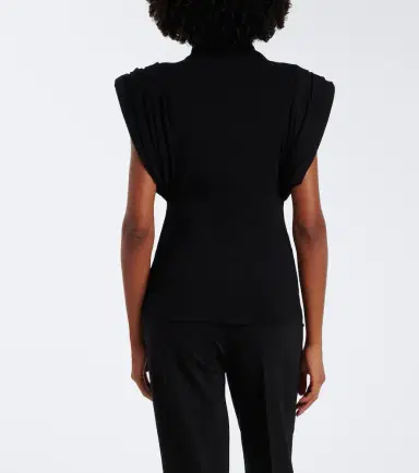 Mugler High-neck wool-blend top | Thumbnail 3 Mugler High-neck wool-blend top | Thumbnail 3
