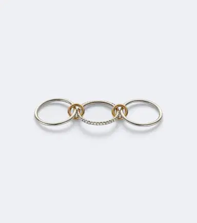 Spinelli Kilcollin Sonny sterling silver and 18kt gold ring with diamonds | Thumbnail 5 Spinelli Kilcollin Sonny sterling silver and 18kt gold ring with diamonds | Thumbnail 5