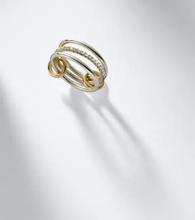 Spinelli Kilcollin Sonny sterling silver and 18kt gold ring with diamonds | Thumbnail 6 Spinelli Kilcollin Sonny sterling silver and 18kt gold ring with diamonds | Thumbnail 6