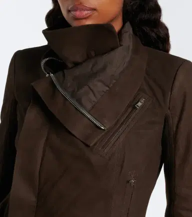 Rick Owens Classic Biker suede jacket | Thumbnail 3 Rick Owens Classic Biker suede jacket | Thumbnail 3
