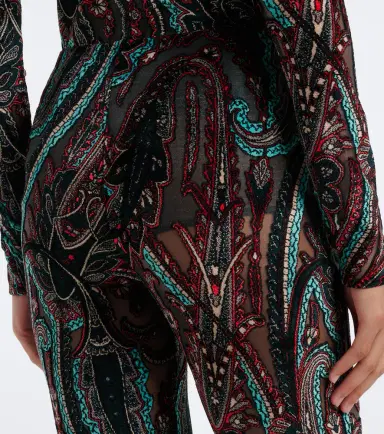 Etro Patch-appliqué paisley flared pants | Thumbnail 4 Etro Patch-appliqué paisley flared pants | Thumbnail 4