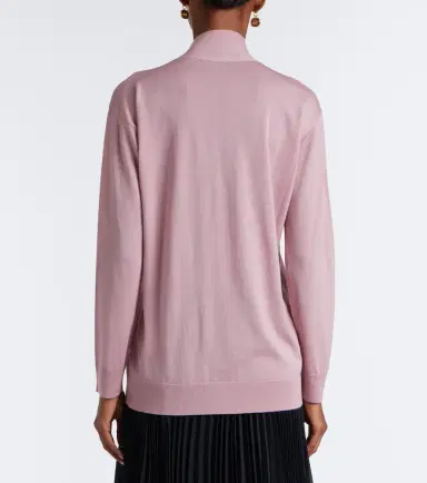 Valentino Tie-neck oversized wool sweater | Thumbnail 6 Valentino Tie-neck oversized wool sweater | Thumbnail 6
