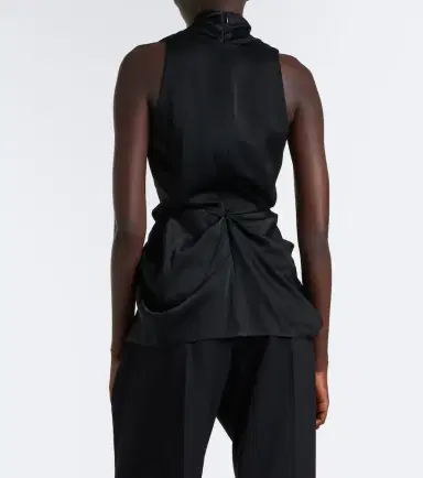 Givenchy Draped satin top | Thumbnail 3 Givenchy Draped satin top | Thumbnail 3
