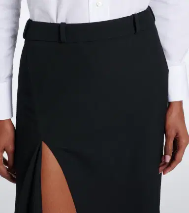 Givenchy Asymmetric wool midi skirt | Thumbnail 3 Givenchy Asymmetric wool midi skirt | Thumbnail 3