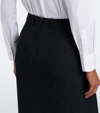 Givenchy Asymmetric wool midi skirt | Thumbnail 4 Givenchy Asymmetric wool midi skirt | Thumbnail 4