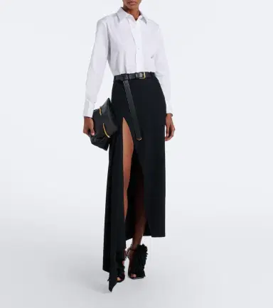 Givenchy Asymmetric wool midi skirt | Thumbnail 6 Givenchy Asymmetric wool midi skirt | Thumbnail 6