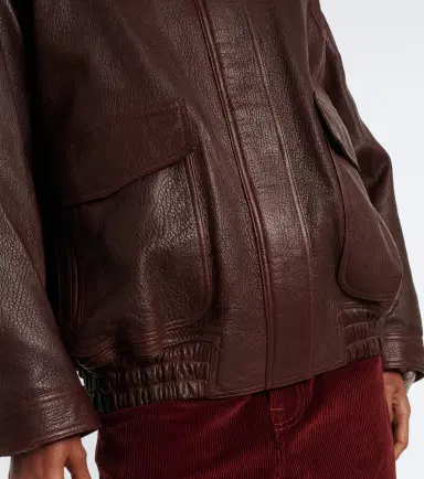 RÓHE Róhe Leather blouson jacket | Thumbnail 4 RÓHE Róhe Leather blouson jacket | Thumbnail 4