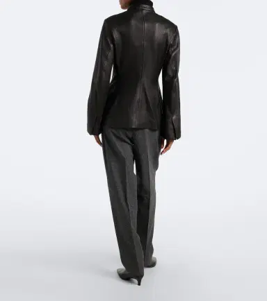 RÓHE Róhe Daria pleated wool-blend straight pants | Thumbnail 2 RÓHE Róhe Daria pleated wool-blend straight pants | Thumbnail 2