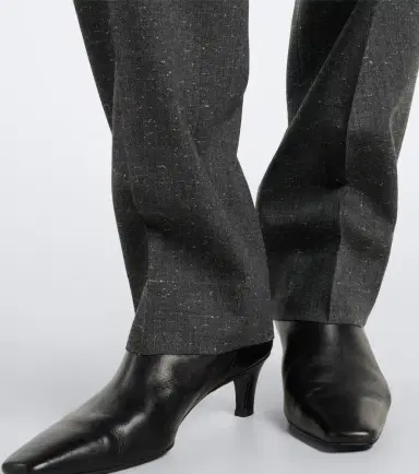 RÓHE Róhe Daria pleated wool-blend straight pants | Thumbnail 3 RÓHE Róhe Daria pleated wool-blend straight pants | Thumbnail 3