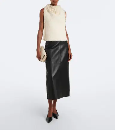 RÓHE Róhe Leather pencil skirt | Thumbnail 5 RÓHE Róhe Leather pencil skirt | Thumbnail 5