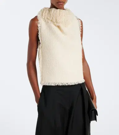 RÓHE Róhe Fringed bouclé top | Thumbnail 2 RÓHE Róhe Fringed bouclé top | Thumbnail 2