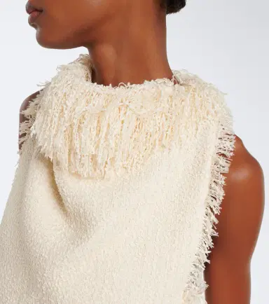 RÓHE Róhe Fringed bouclé top | Thumbnail 3 RÓHE Róhe Fringed bouclé top | Thumbnail 3