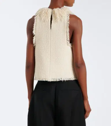 RÓHE Róhe Fringed bouclé top | Thumbnail 5 RÓHE Róhe Fringed bouclé top | Thumbnail 5