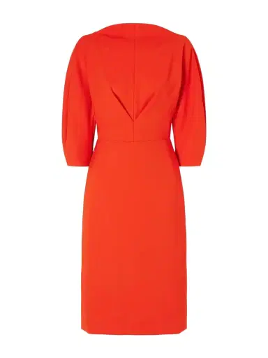 Carolina Herrera Sheath Cinched Stretch-wool Midi Dress | Thumbnail 1 Carolina Herrera Sheath Cinched Stretch-wool Midi Dress | Thumbnail 1