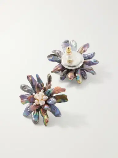 Jennifer Behr Pearlanna Crystal Silver-tone Earrings | Thumbnail 3 Jennifer Behr Pearlanna Crystal Silver-tone Earrings | Thumbnail 3