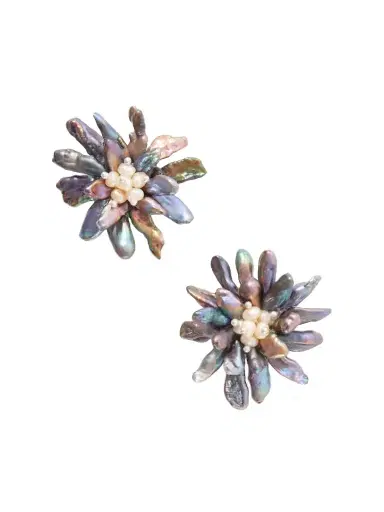 Jennifer Behr Pearlanna Crystal Silver-tone Earrings | Thumbnail 1 Jennifer Behr Pearlanna Crystal Silver-tone Earrings | Thumbnail 1