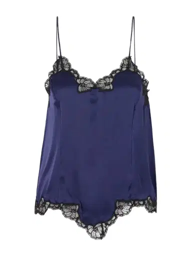 Isabel Marant Amael Lace-trimmed Stretch-silk Satin Camisole | Thumbnail 1 Isabel Marant Amael Lace-trimmed Stretch-silk Satin Camisole | Thumbnail 1